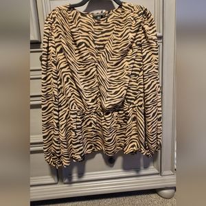 Banana Republic Flowy Tiger Striped for Women